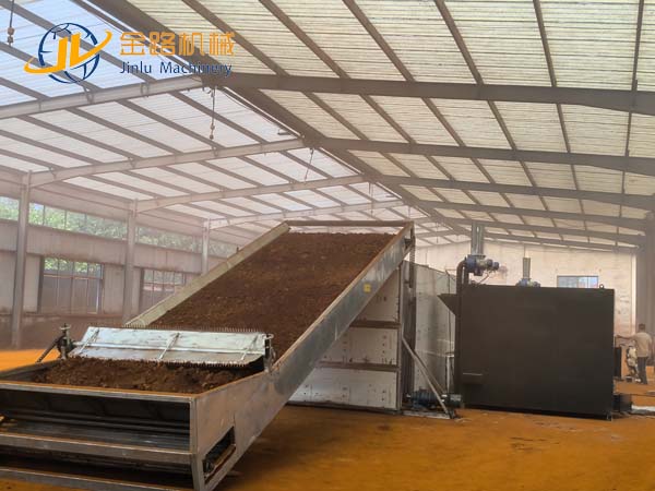 15m 5-Layer Mesh Belt Dryer (Coal Fired) Shandong Customer Project